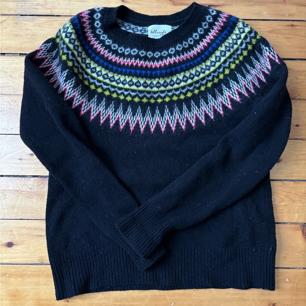 Vintage Fair Isle wool sweater